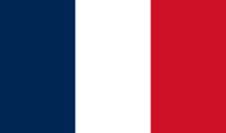 A flag of France