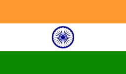 A flag of India