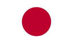 A flag of Japan