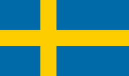 A flag of Sweden