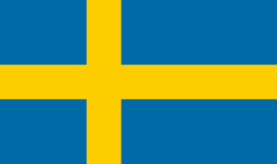 A flag of Sweden