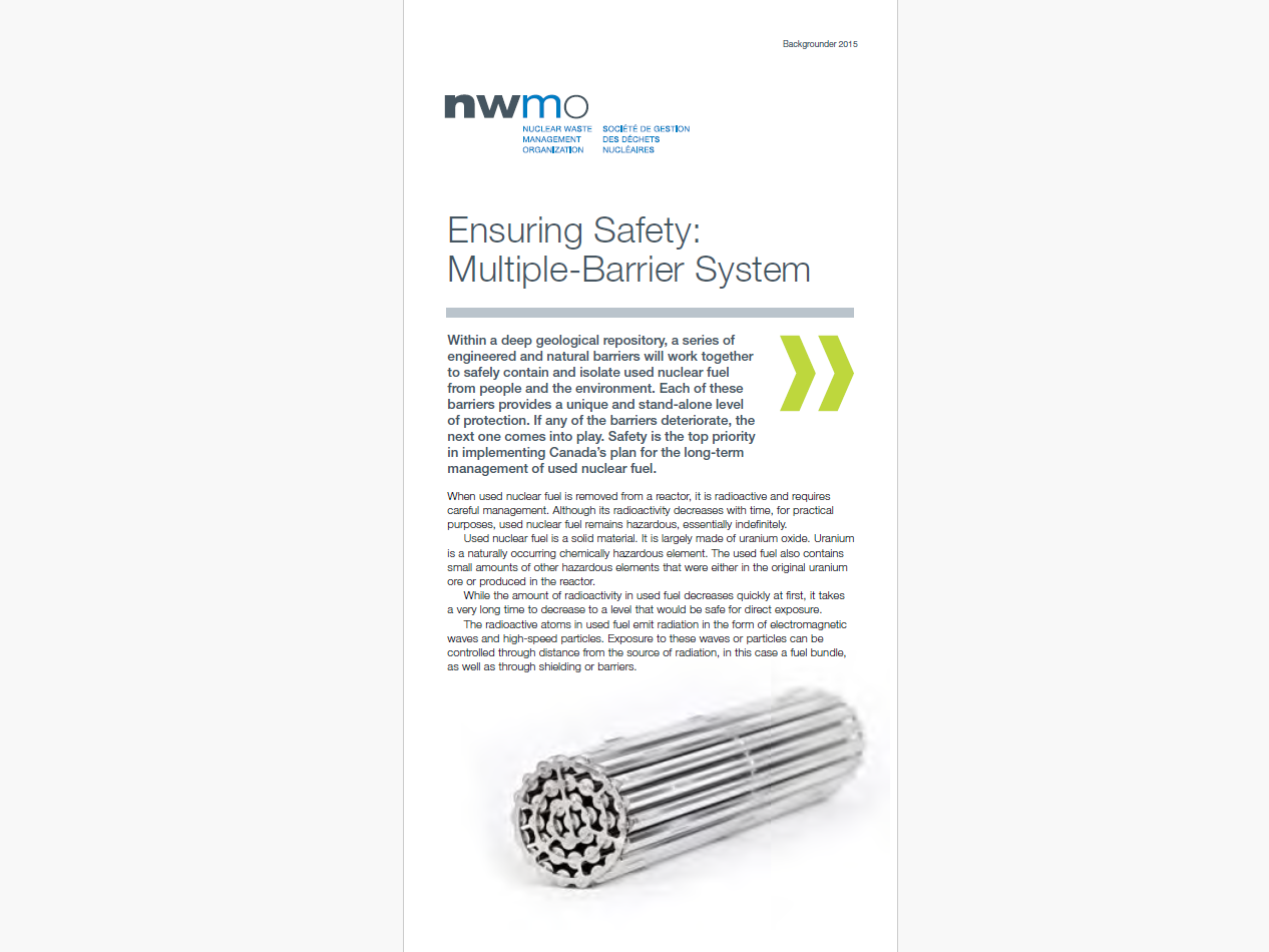Ensuring safety: Multiple-barrier system