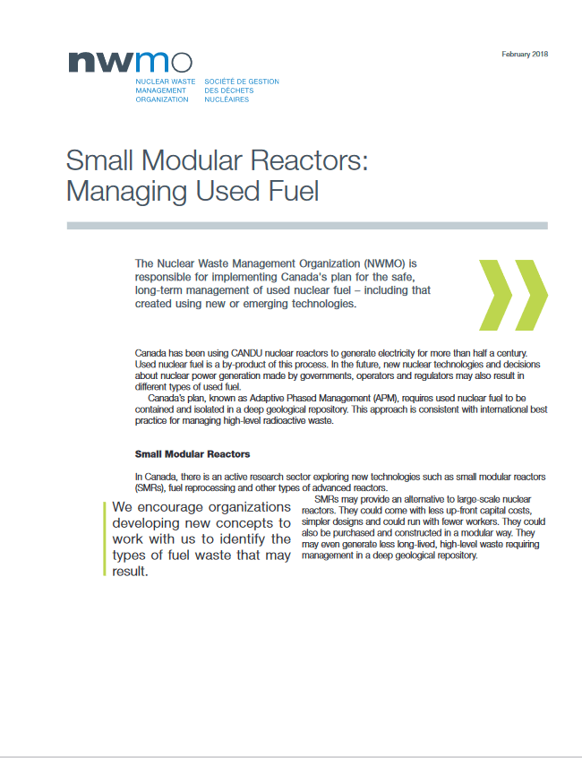 Small modular reactors