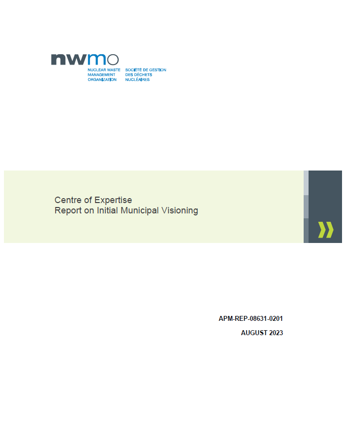 COE Report on Initial Municipal Visioning