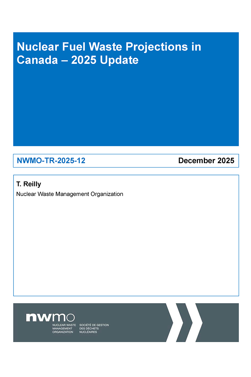 2025 Nuclear fuel waste projections