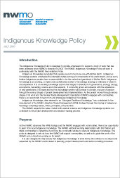 Politique sur le savoir autochtone