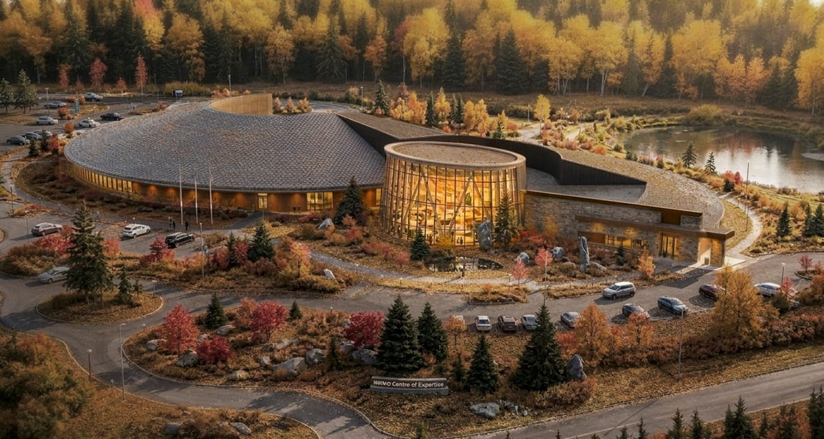 Vue extérieure du futur Centre d’expertise.