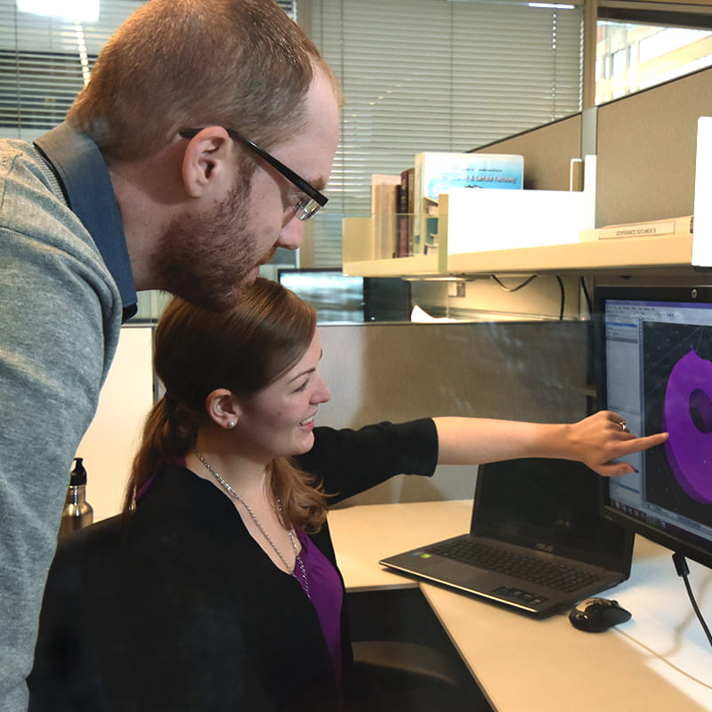 NWMO staff look at copper corrosion data NWMO staff look at copper corrosion data
