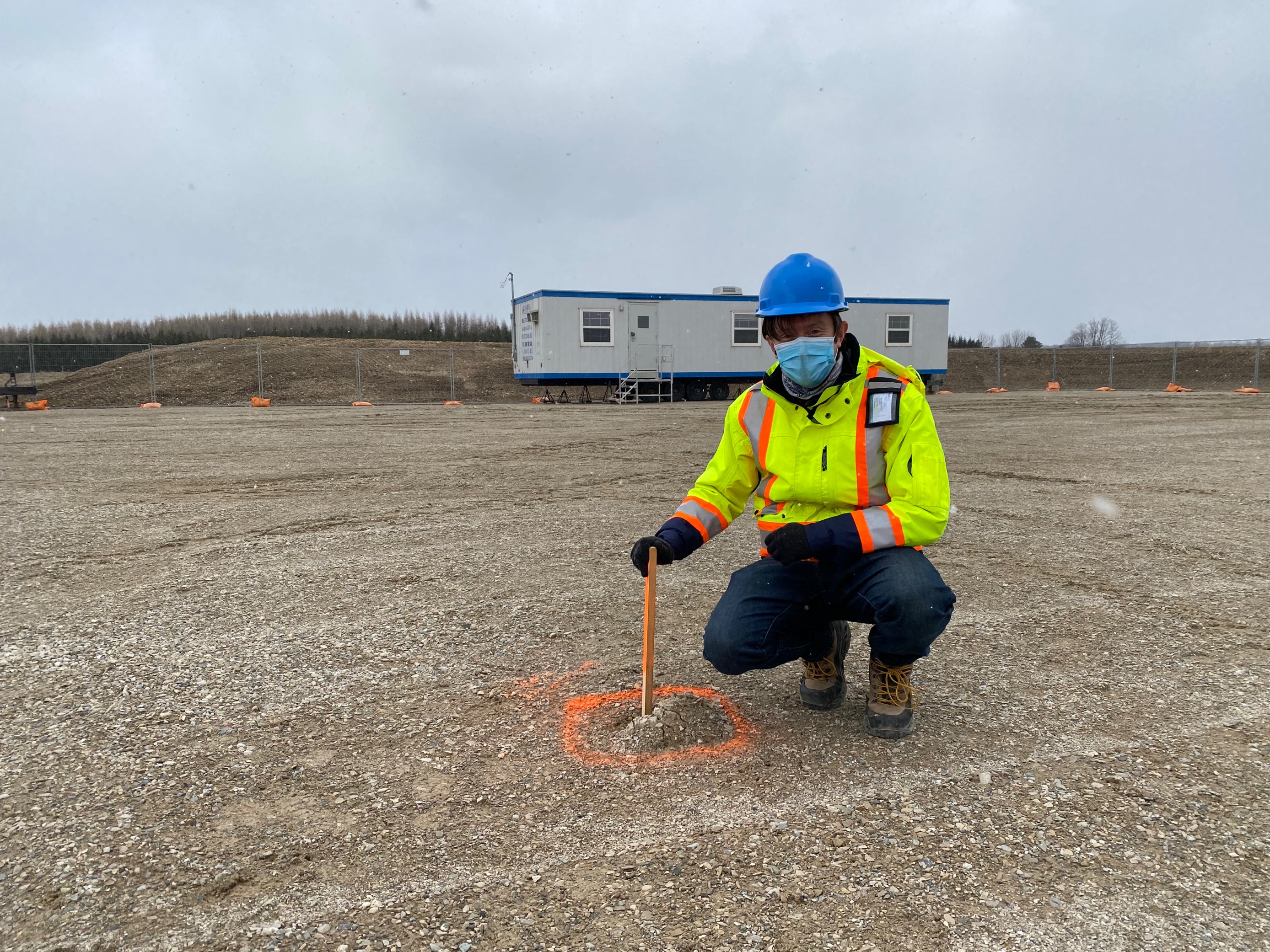 South Bruce borehole drilling location