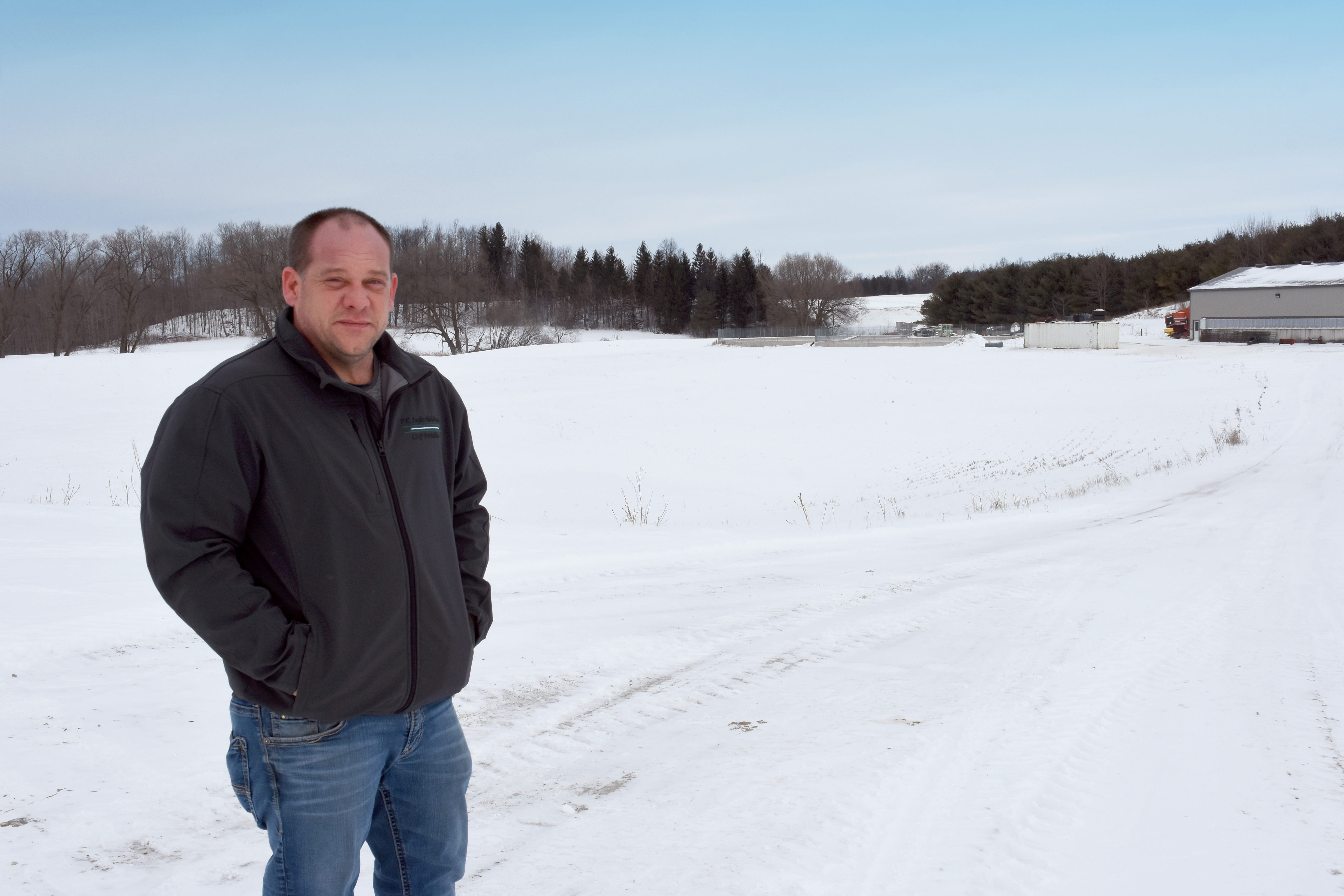 A photo of Darren Ireland, a landowner in South Bruce.