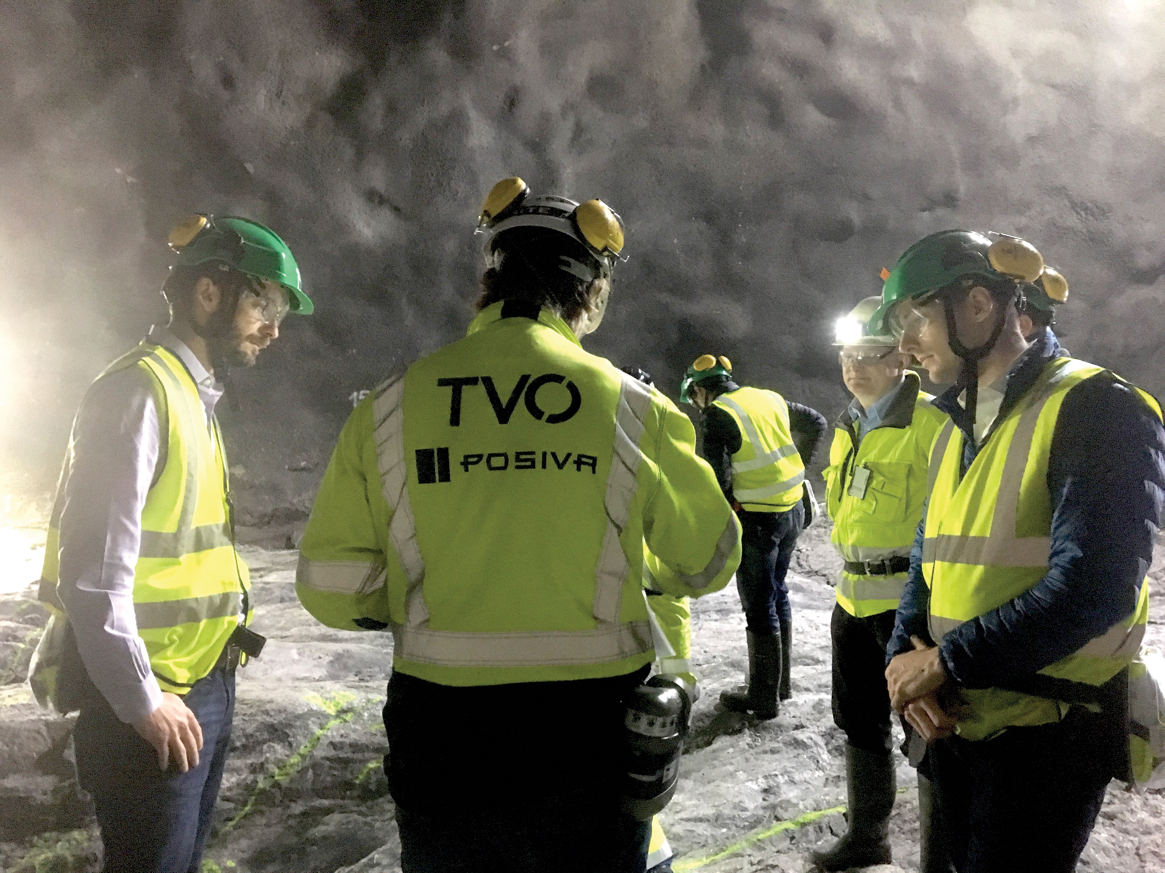 NWMO employees on a tour the Onkalo® facility in Finland