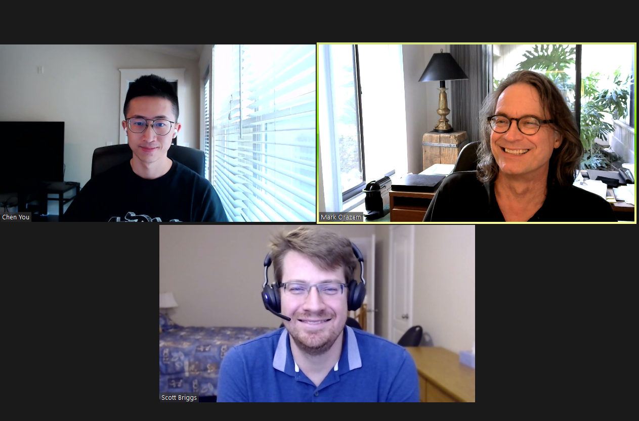 Screenshot of meeting with the NWMO and the research team at the University of Florida